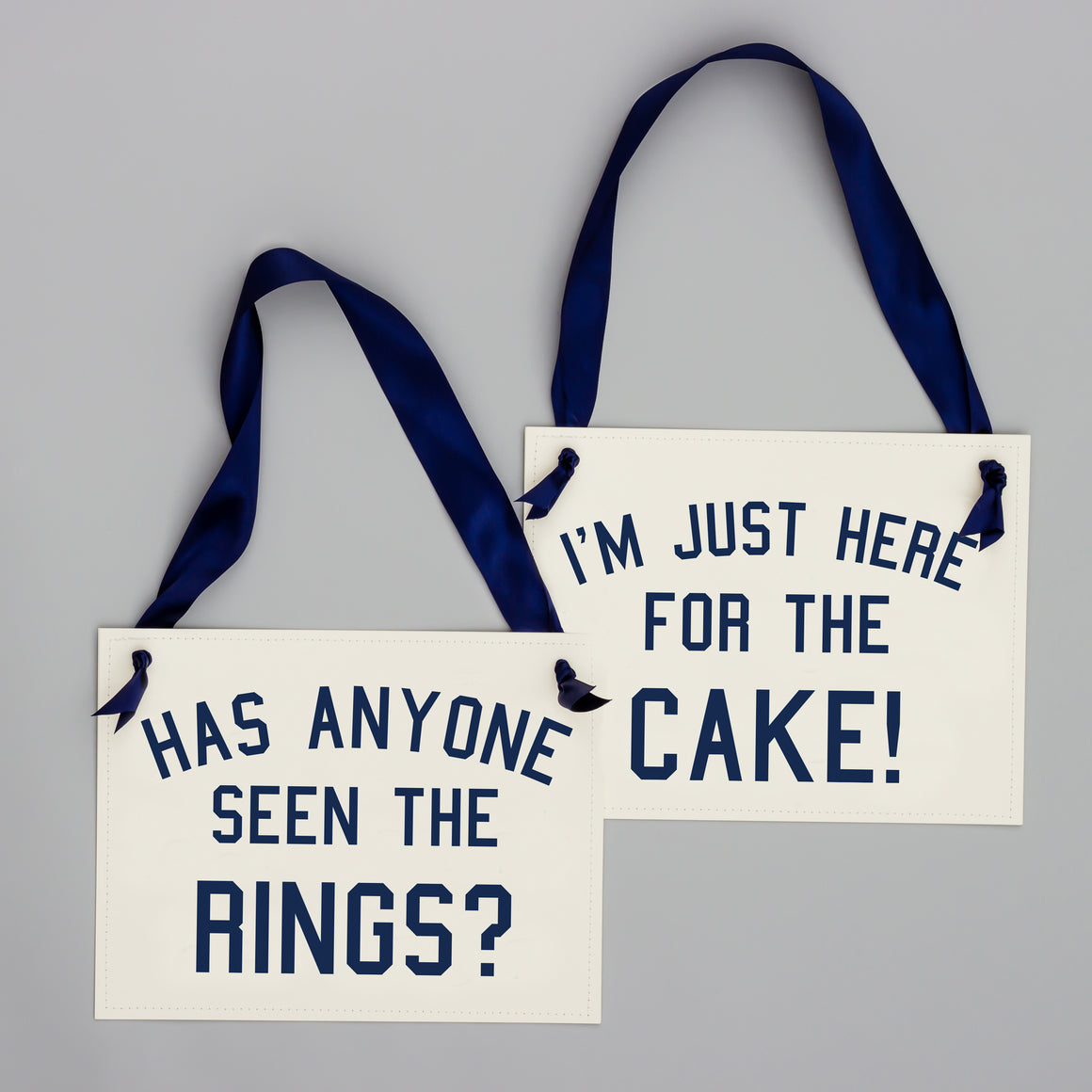 I'm Just Here For The Cake + Has Anyone Seen The Rings Set Navy Blue