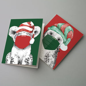 Covid Christmas Cards - 24 Pack