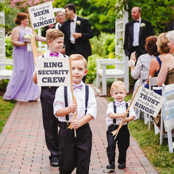 Ring Security Crew Set of 3 Signs