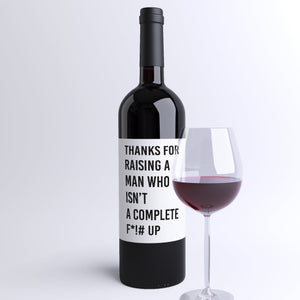 Mom Appreciation Wine Labels - 4 Pack