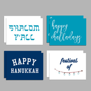 Funny Hanukkah Greeting Cards - 24 Pack