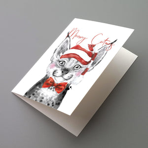 Adorable Animals in Hats Holiday Cards - 24 Pack