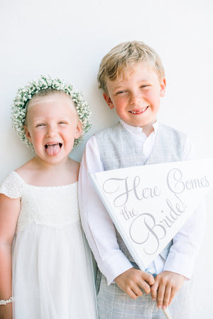 Here Comes the Bride | Weddings Signs for Ring Bearers and Flower Girls