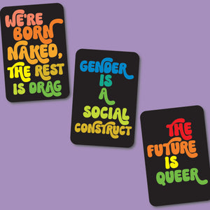Queer Affirmation Cards - LGBTQ+ Inspirational Quotes for Pride