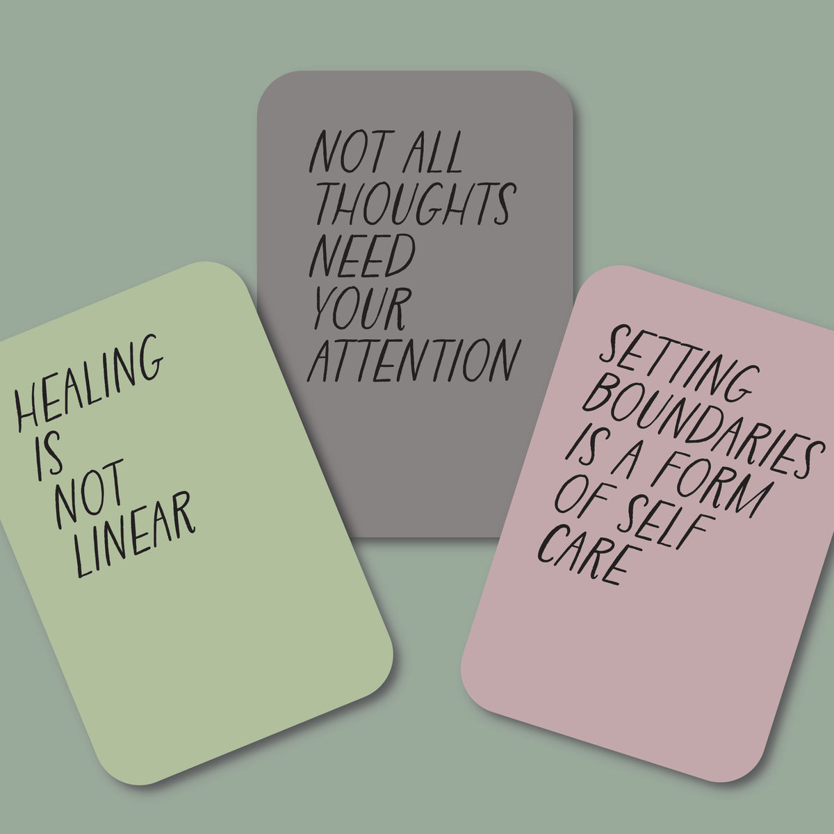 Self-Care Affirmation Cards, Deck of 16