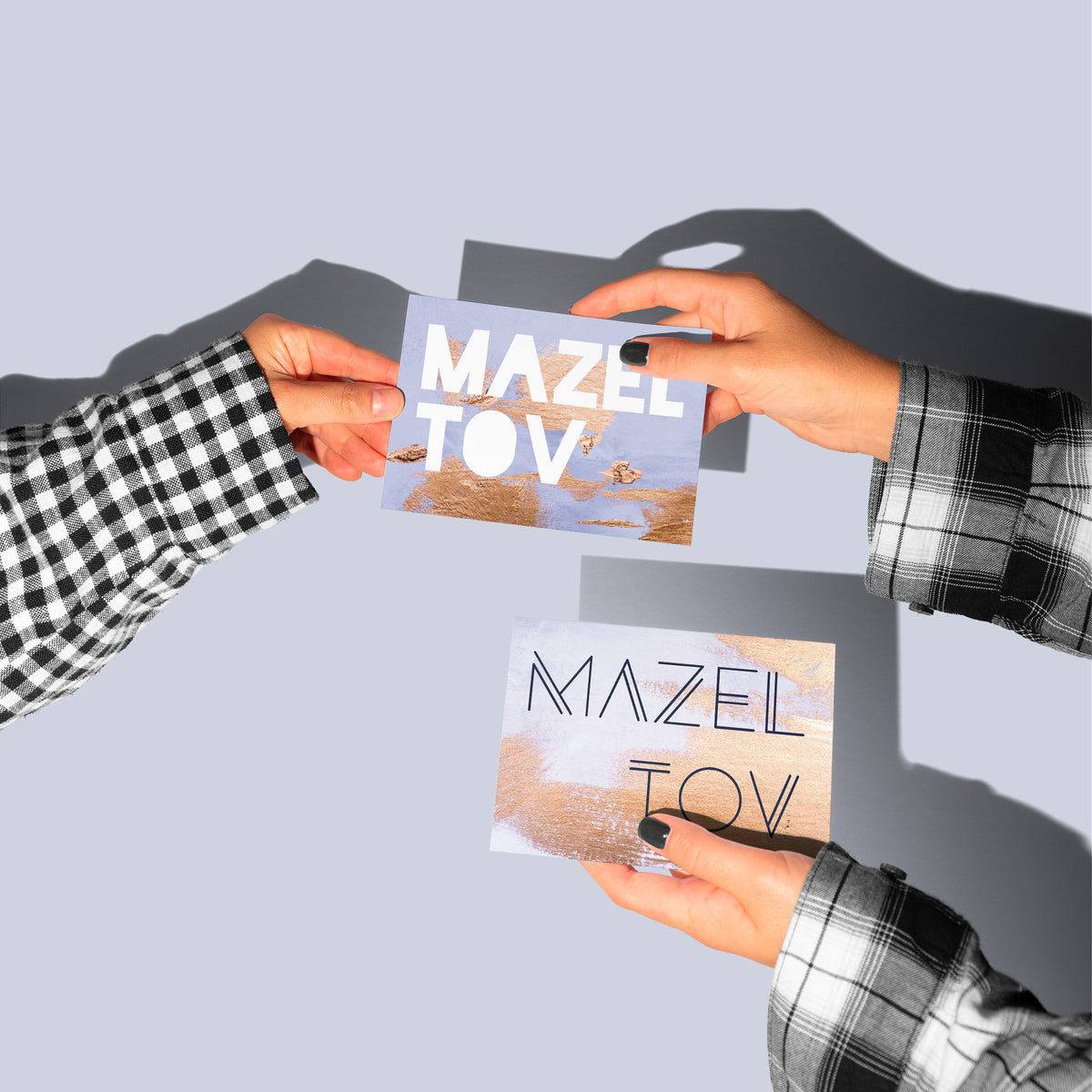 Mazel Tov Greeting Cards, Set of 24