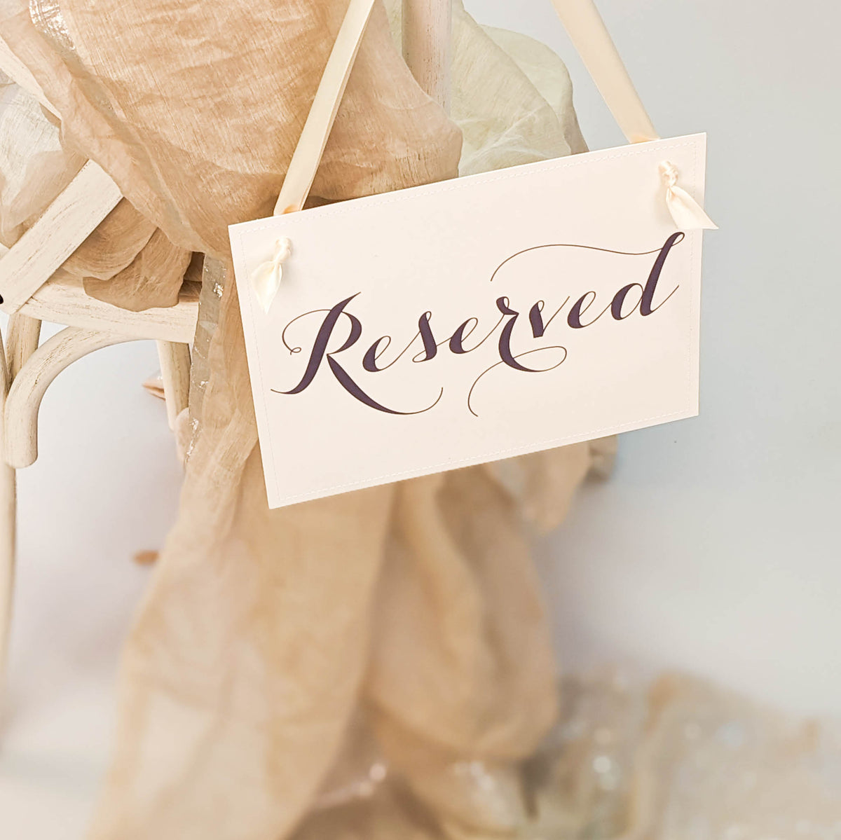 Reserved Signs, Set of 2