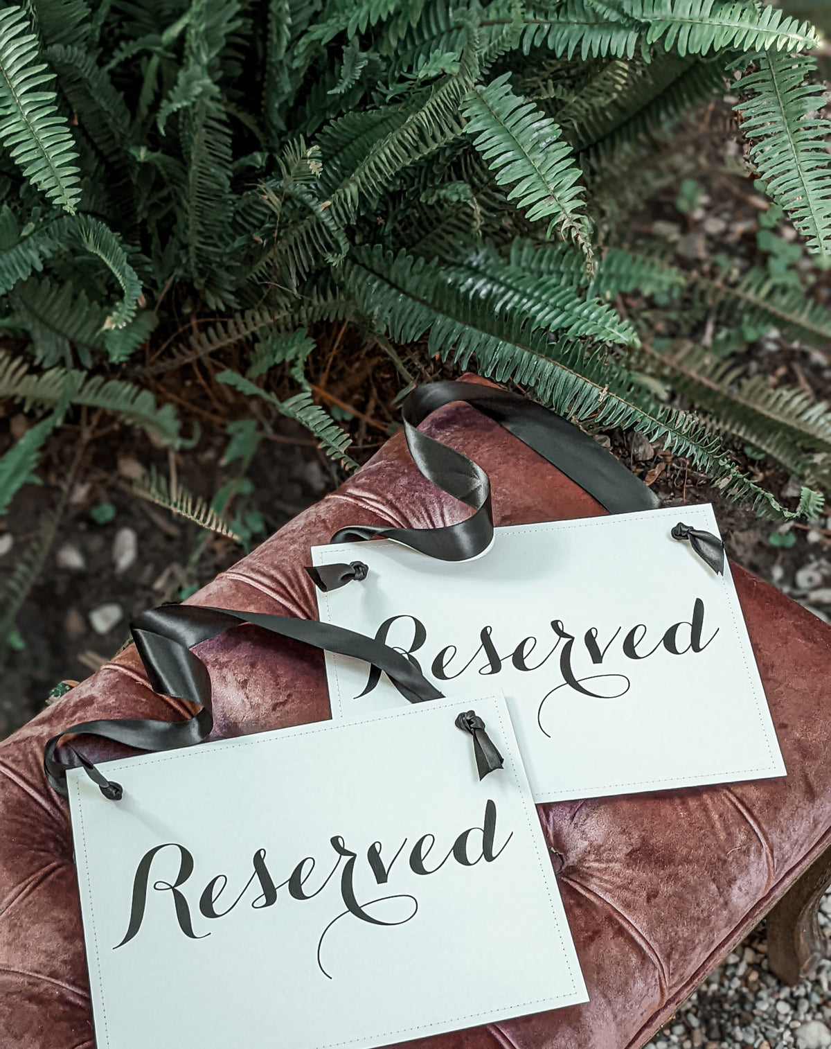Reserved Signs, Set of 2