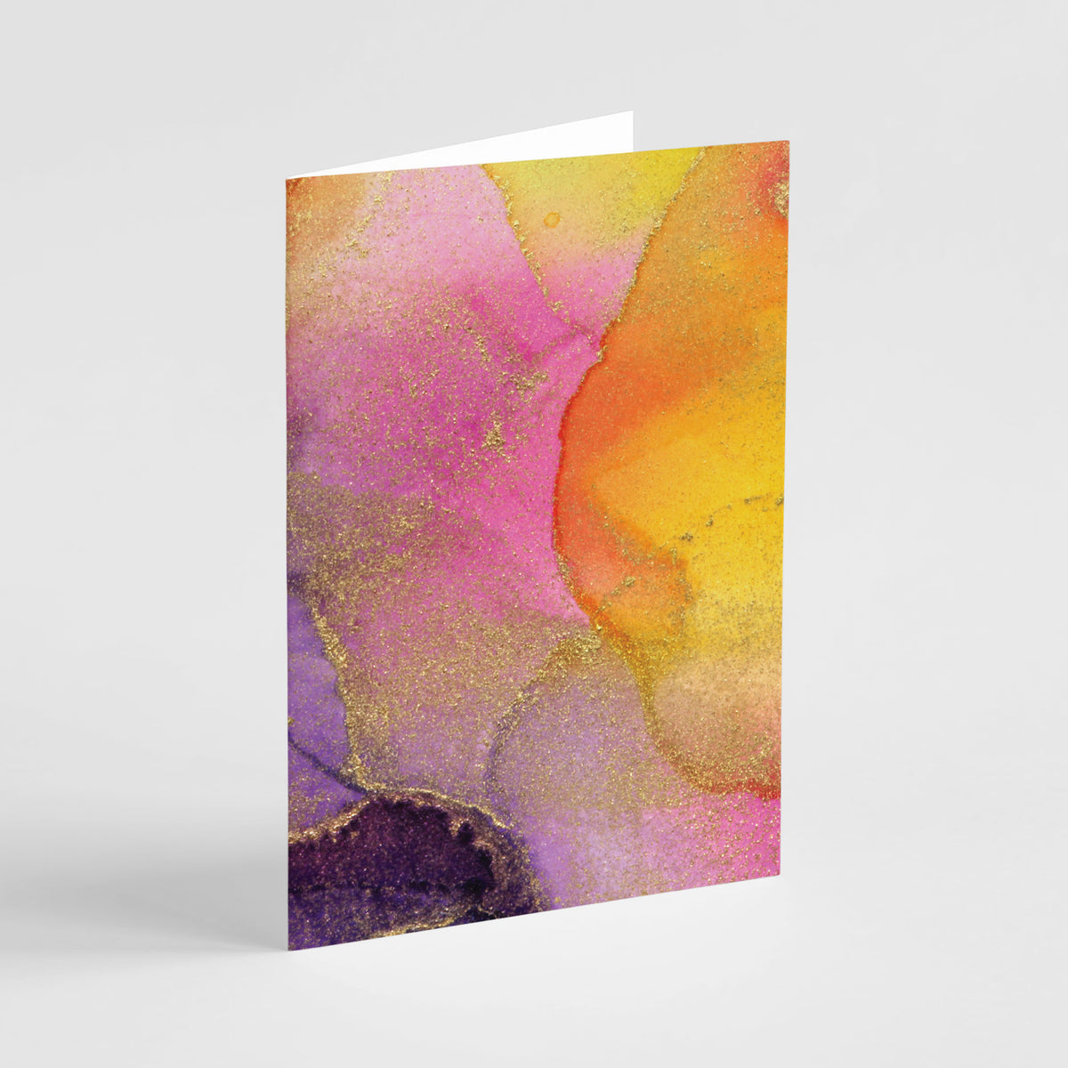 Set of 24 art notecards with fashion-inspired and abstract portrait designs in a bold, contemporary illustrative style.