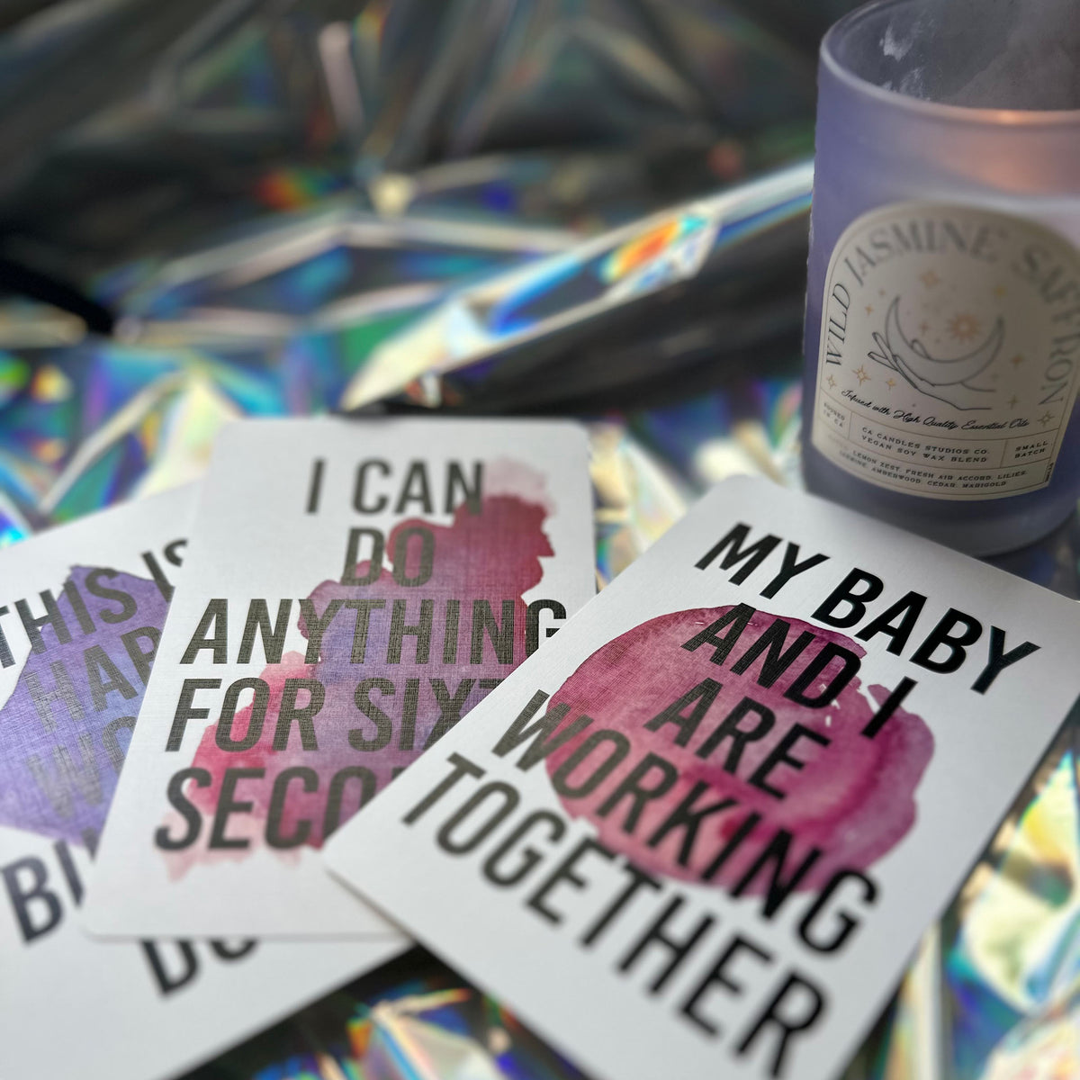 Birth Affirmation Cards, Deck of 16