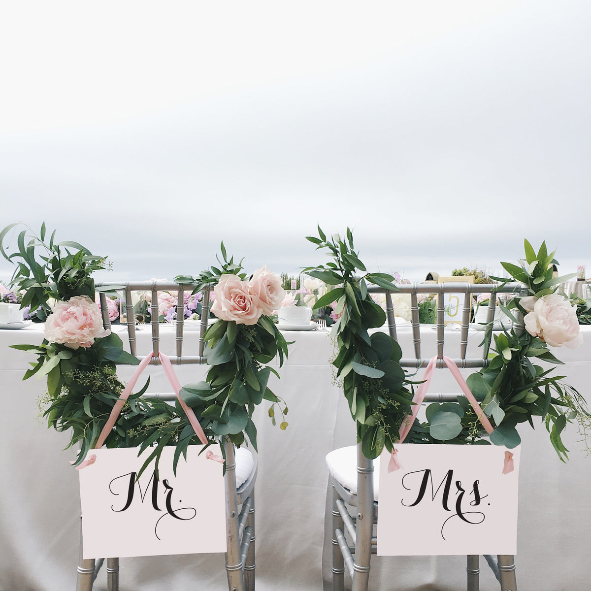 Mr. & Mrs. Chair Signs
