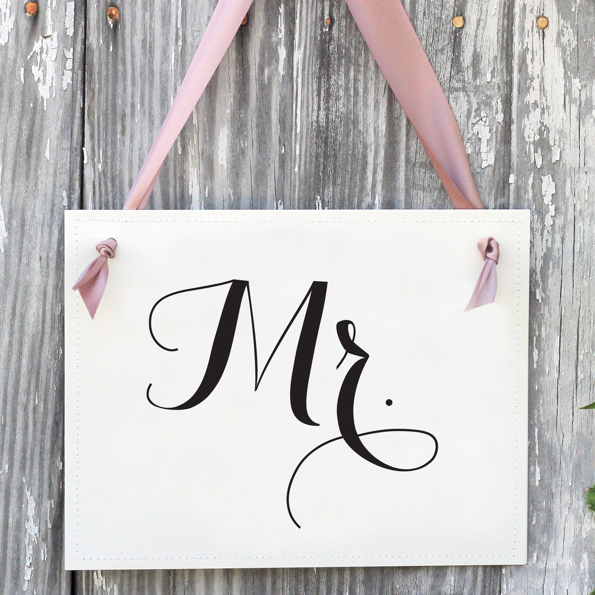 Mr. & Mrs. Chair Signs