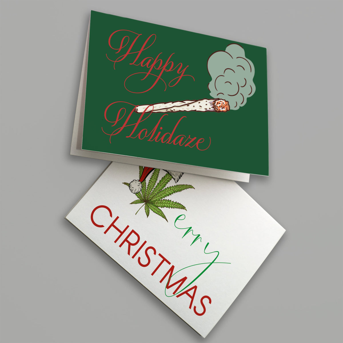 Cannabis Christmas Cards, Set of 24