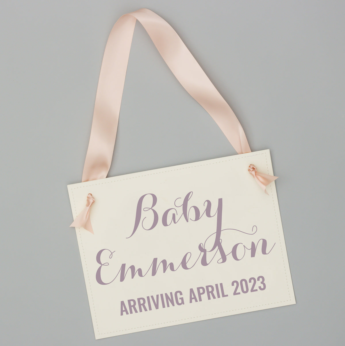 Personalized Baby Announcement Sign