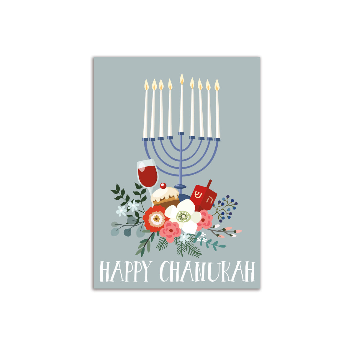 Chanukah Greeting Cards, Set of 24