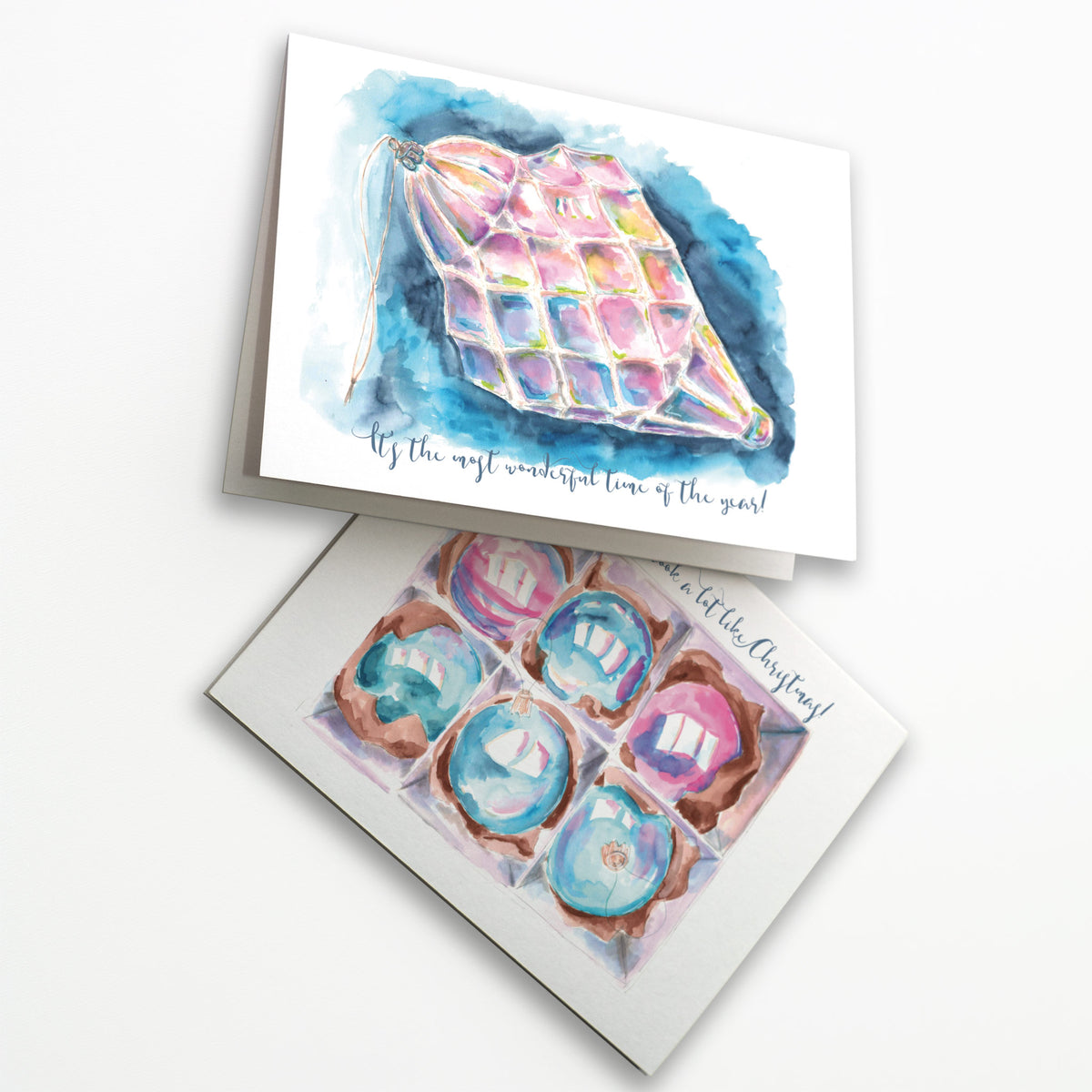 Modern Ornament Christmas Cards, Set of 24