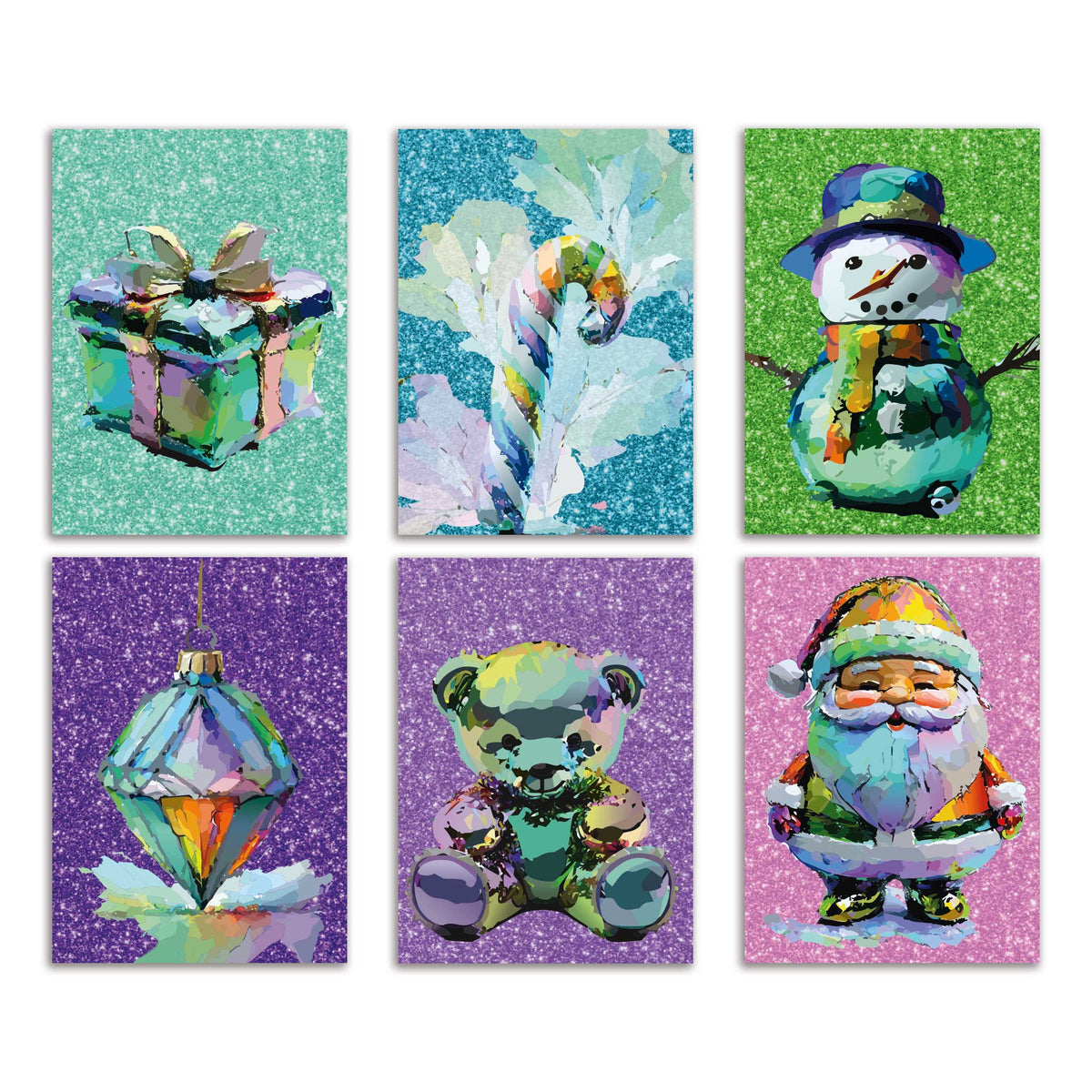 Christmas Icon Greeting Cards, Set of 24