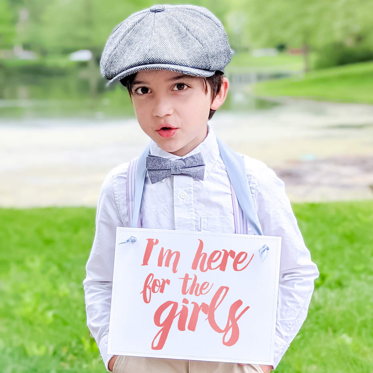 I'm Only Here For The Girls Sign