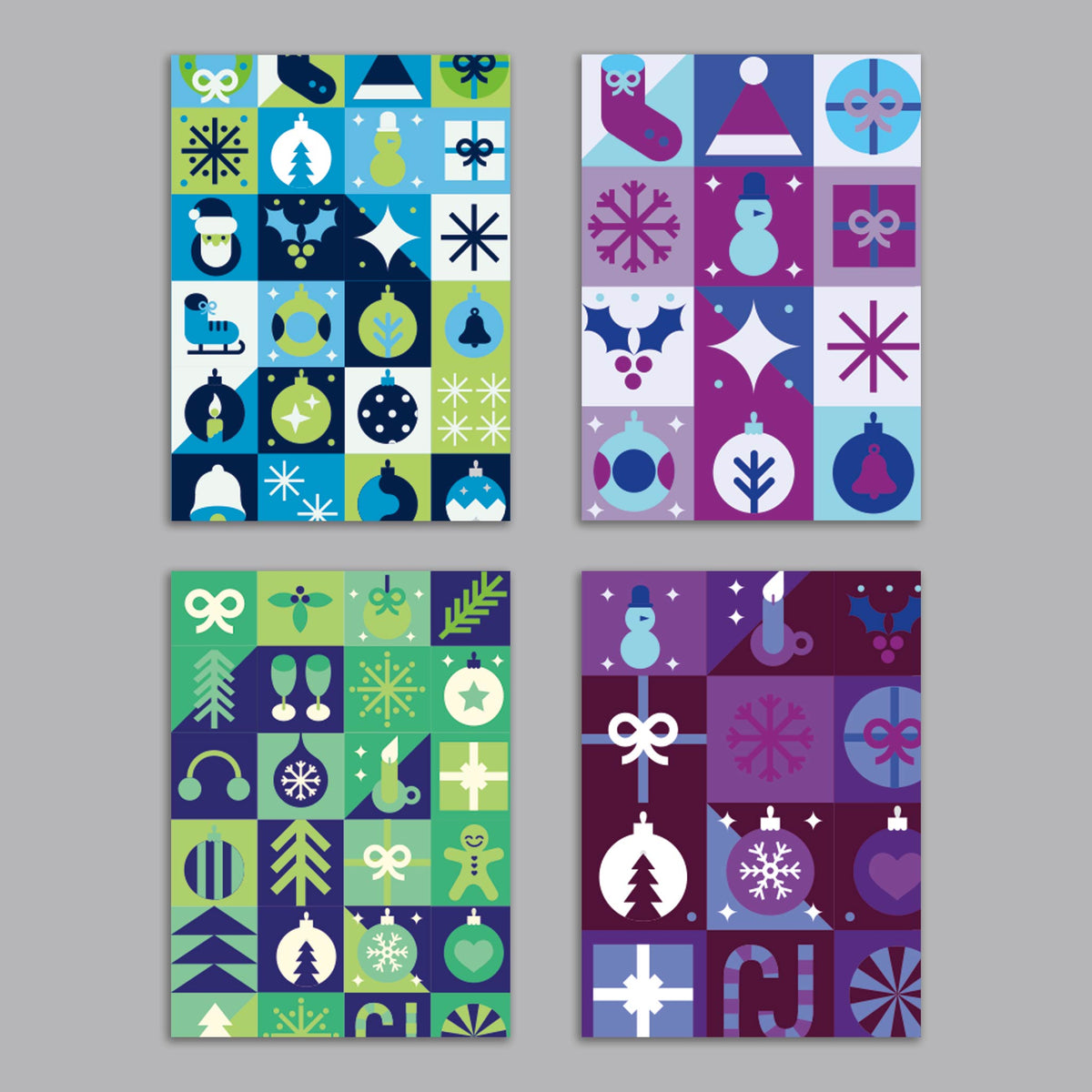 Holiday Greeting Cards, Set of 24