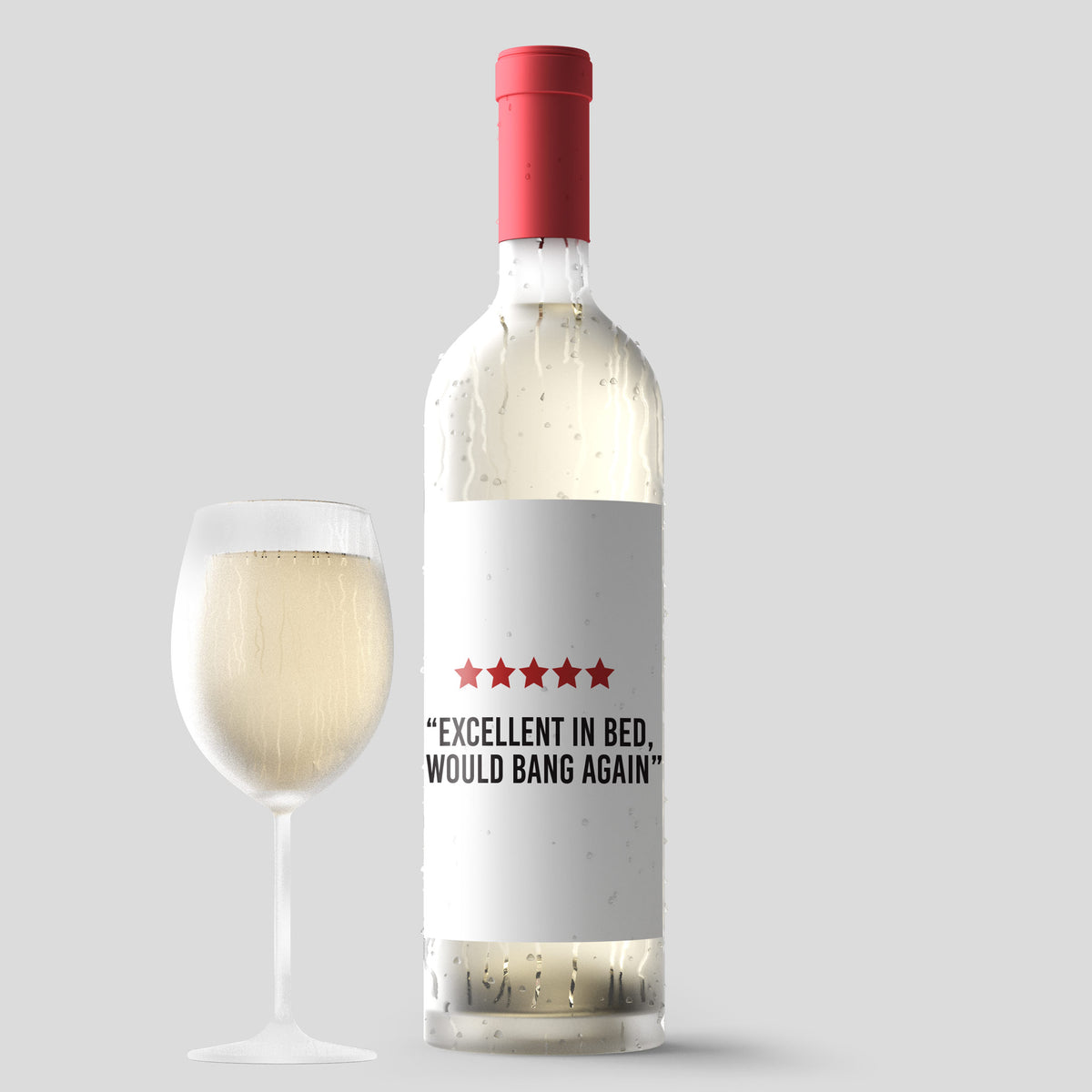 Funny Valentine's Day Wine Label and Card