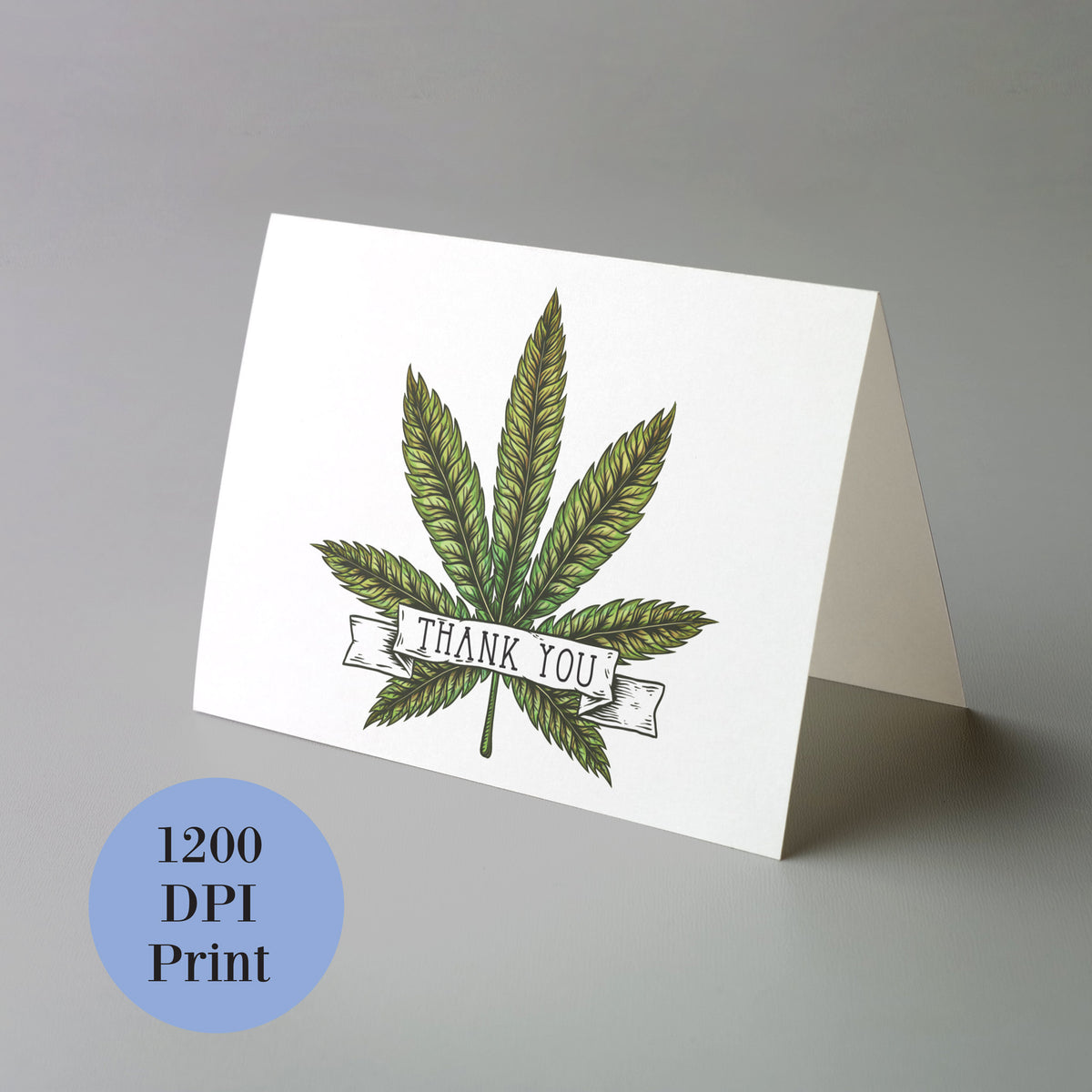 Cannabis Thank You Cards, Set of 24