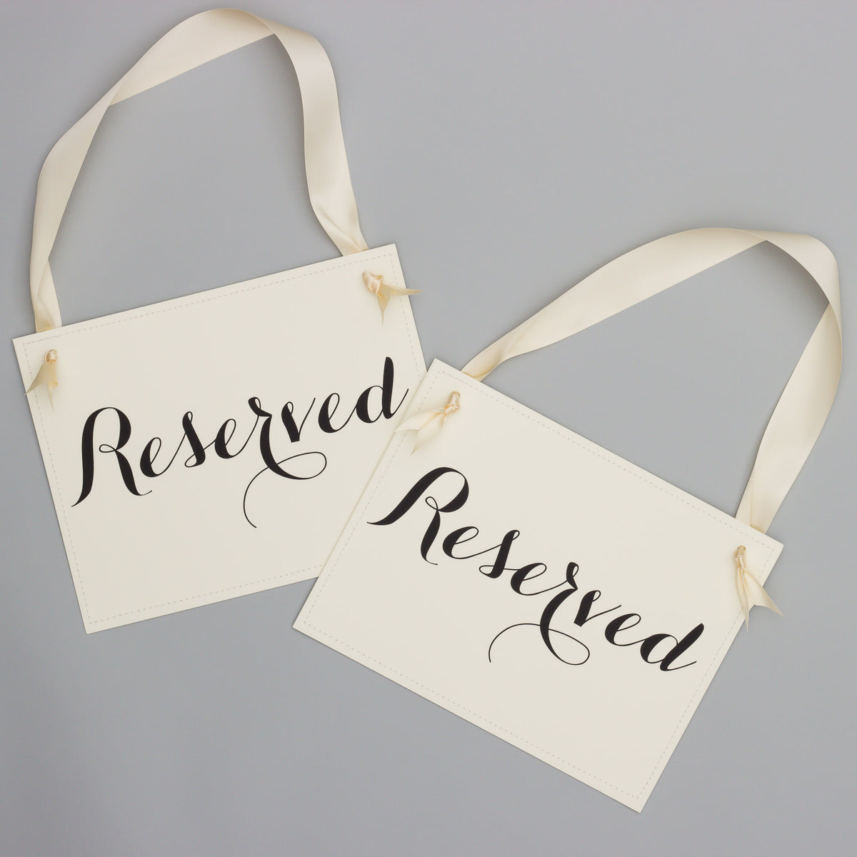 Reserved Chair Signs, Set of 2
