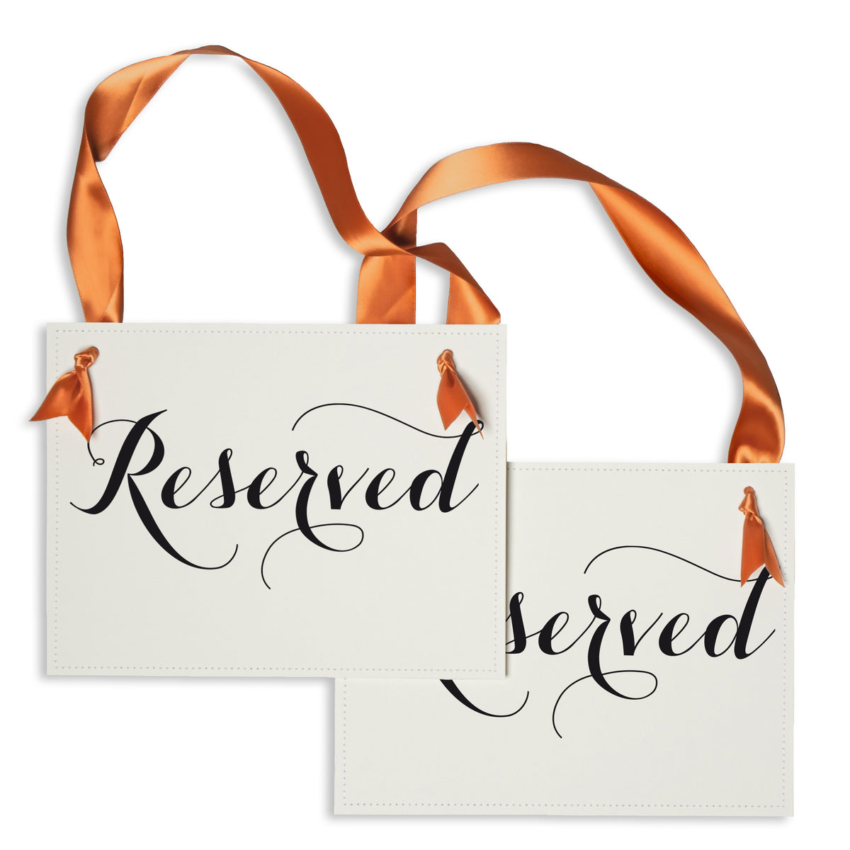 Reserved Signs, Set of 2