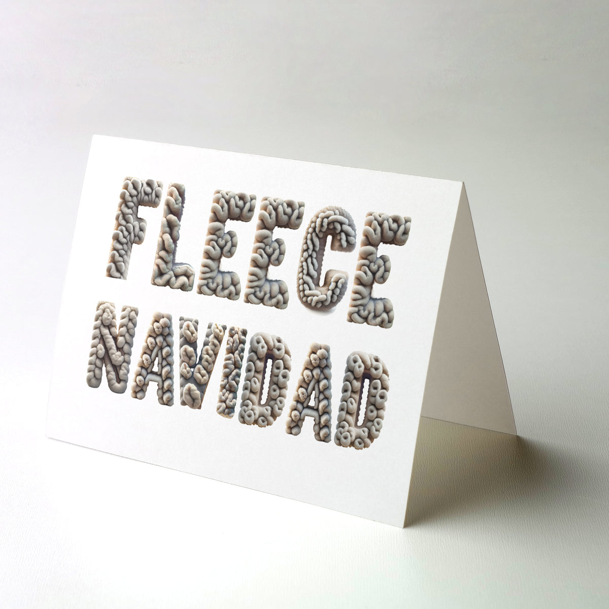 Fleece Navidad Christmas Cards, Set of 24