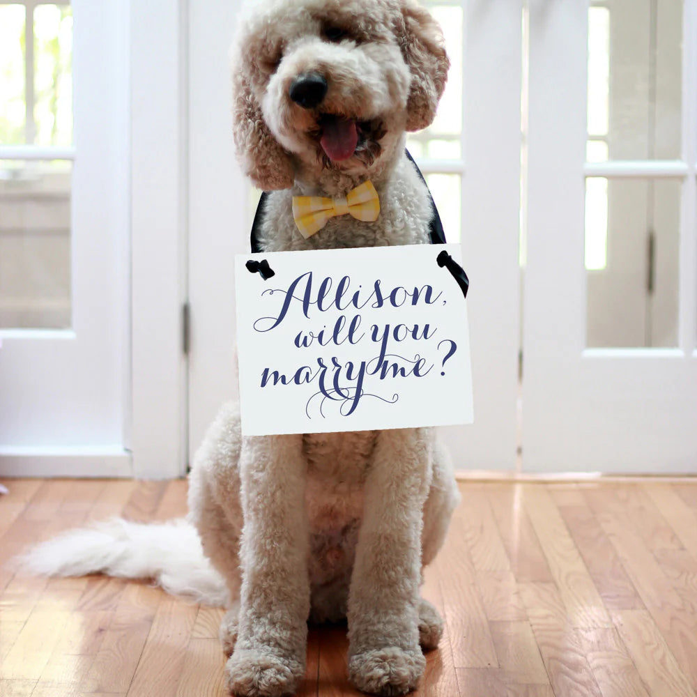 Personalized Will You Marry Me Banner