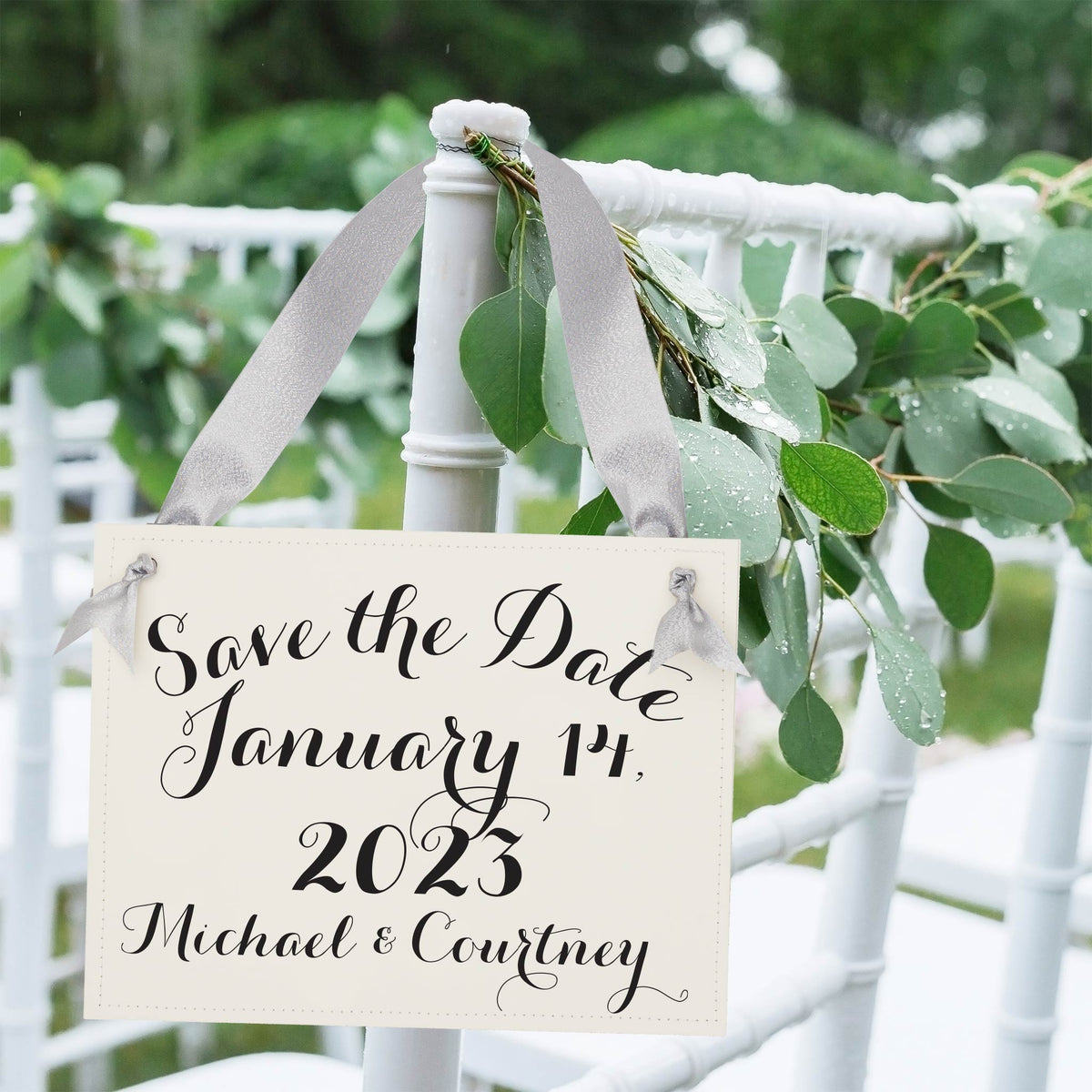 Save The Date Sign