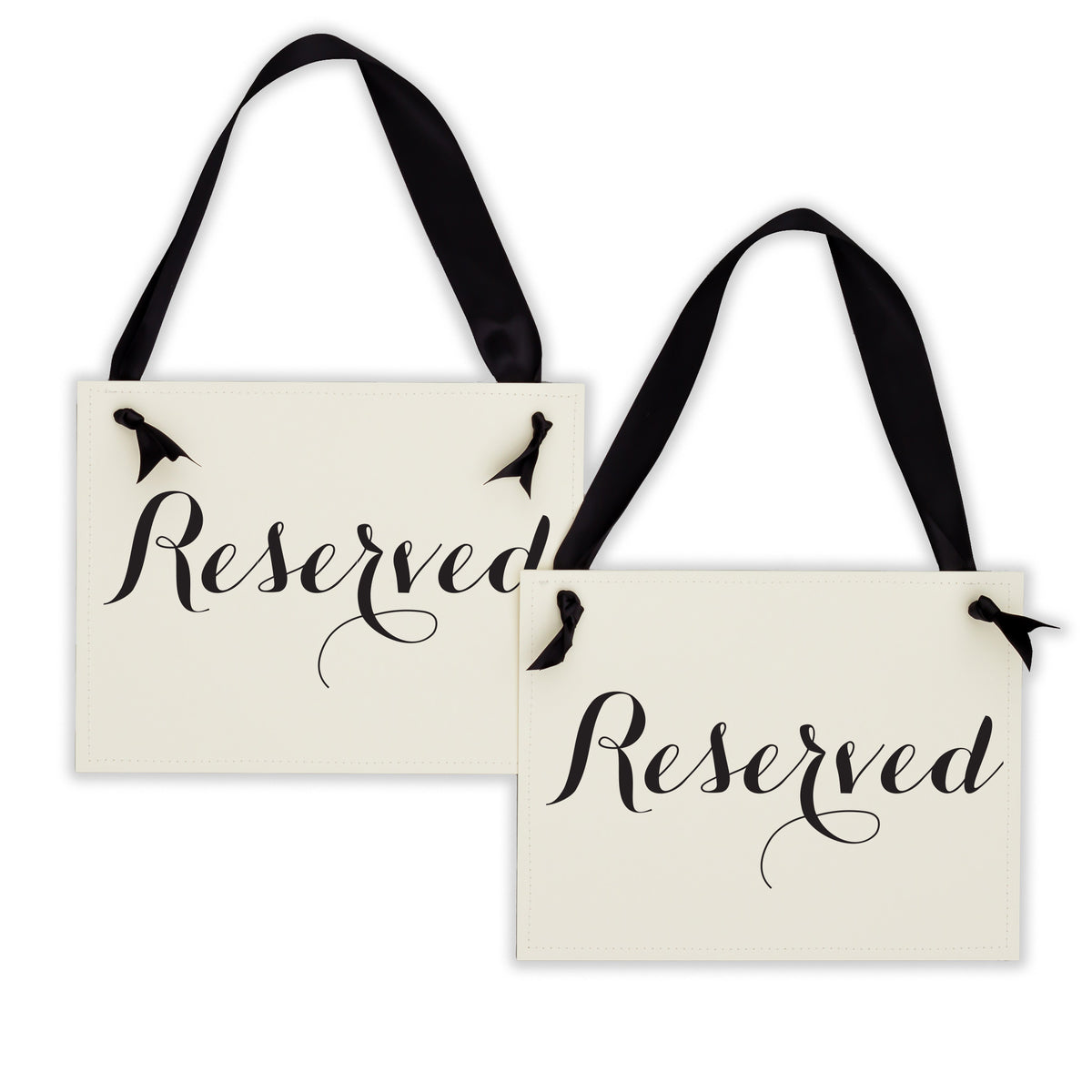 Reserved Signs, Set of 2