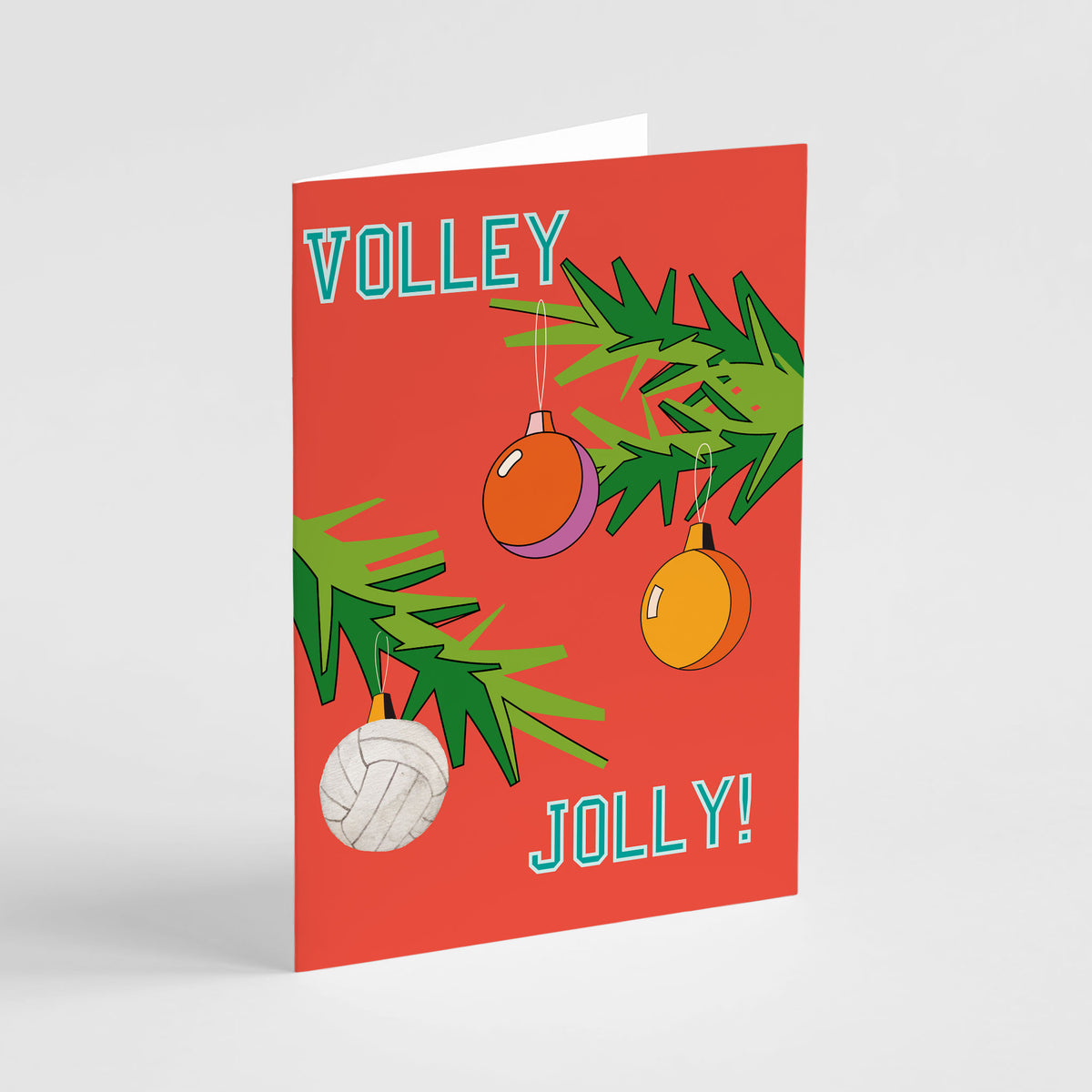 Volleyball Christmas Greeting Cards, Set of 24