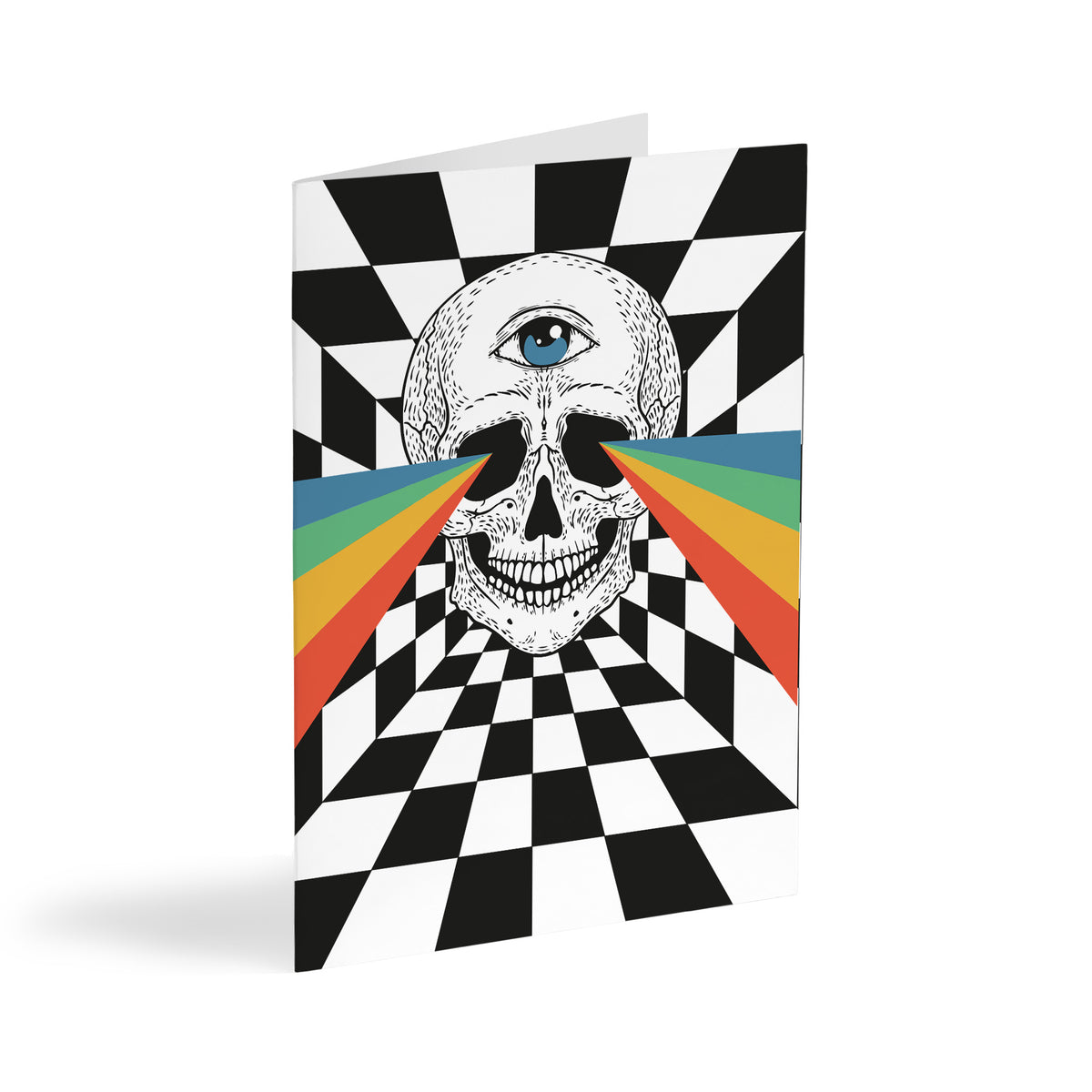 Third Eye Skull Cards, 24-card boxed set with one repeating black-and-white skull illustration.