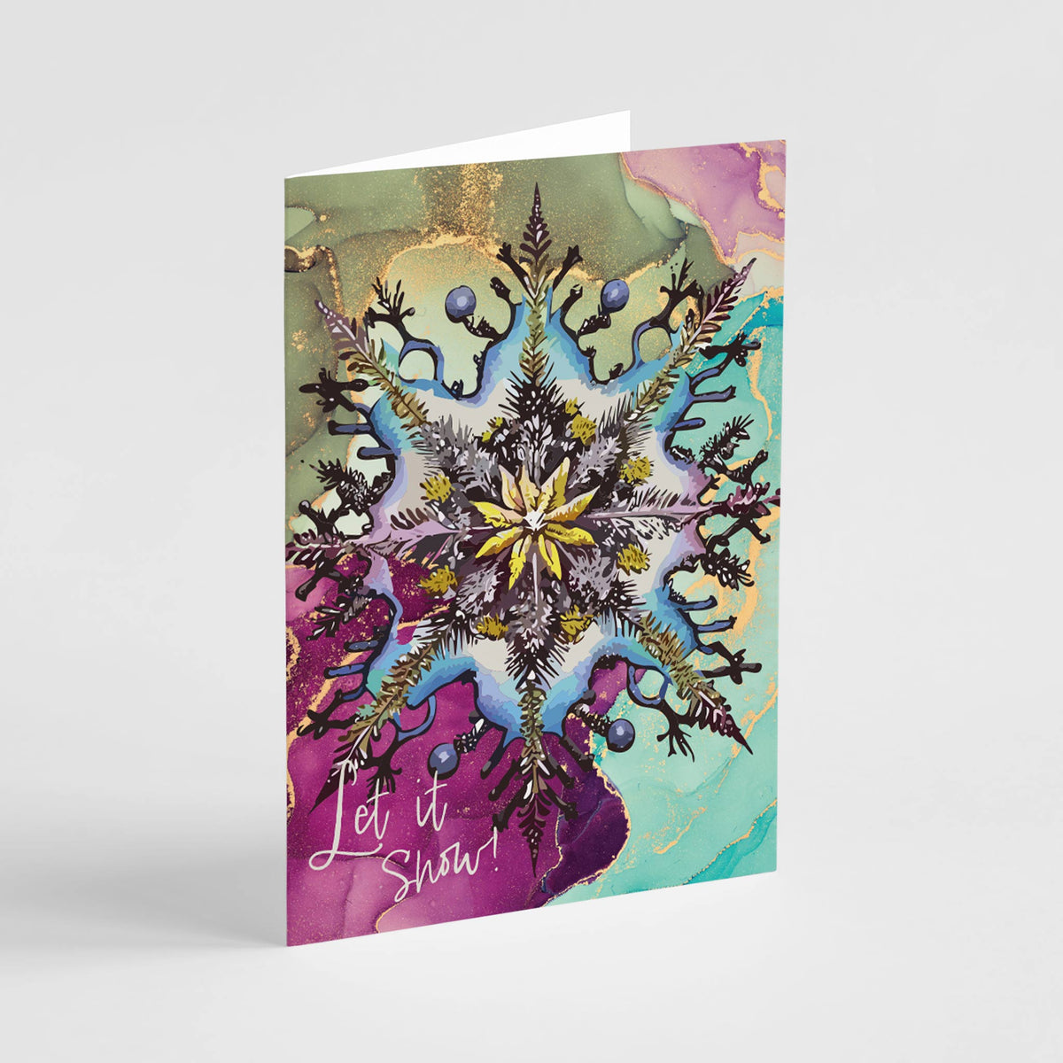 Let It Snow Holiday Cards, Set of 24
