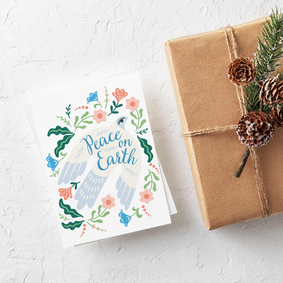Peace on Earth Holiday Greeting Cards, Set of 24