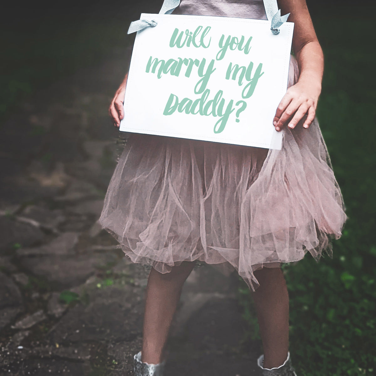 Will You Marry My Daddy? Proposal Banner