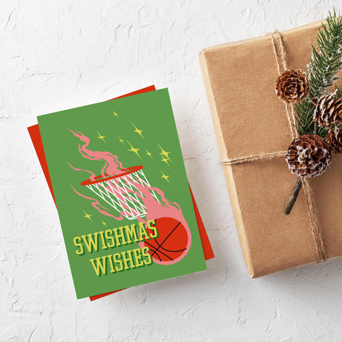 Basketball Christmas Cards, Set of 24