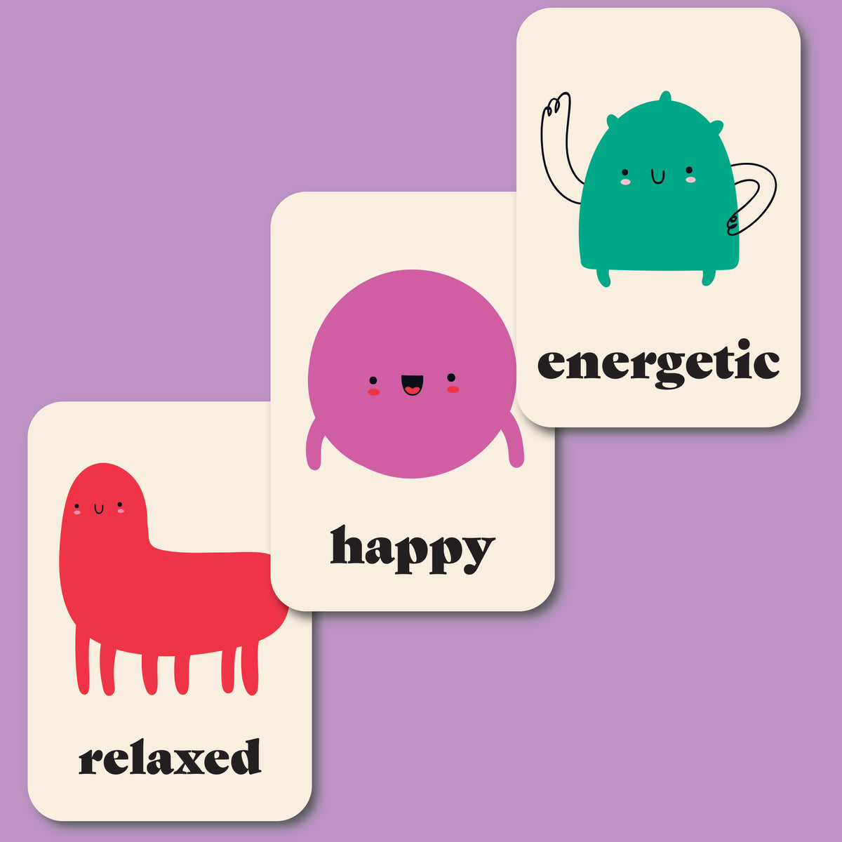Emotion Cards for Kids, Educational Deck