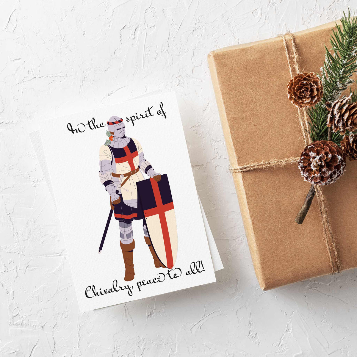 Knights in Shining Armor Christmas Cards, Set of 24