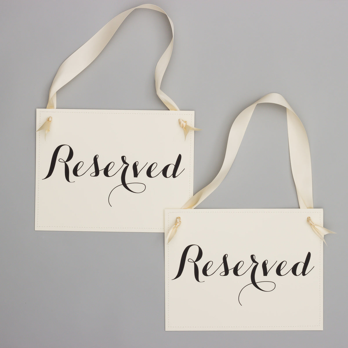 Reserved Chair Signs, Set of 2