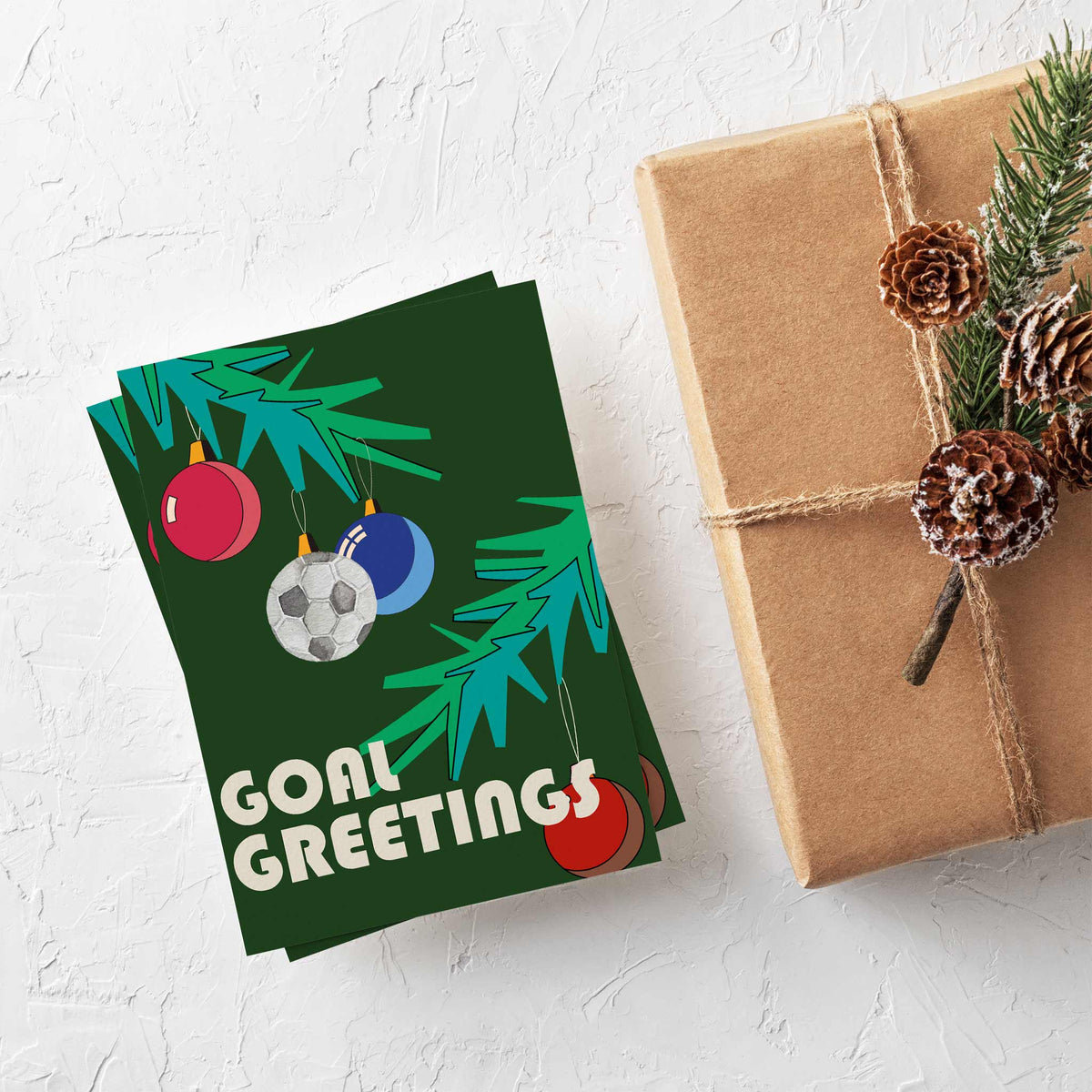 Soccer Christmas Greeting Cards, Set of 24