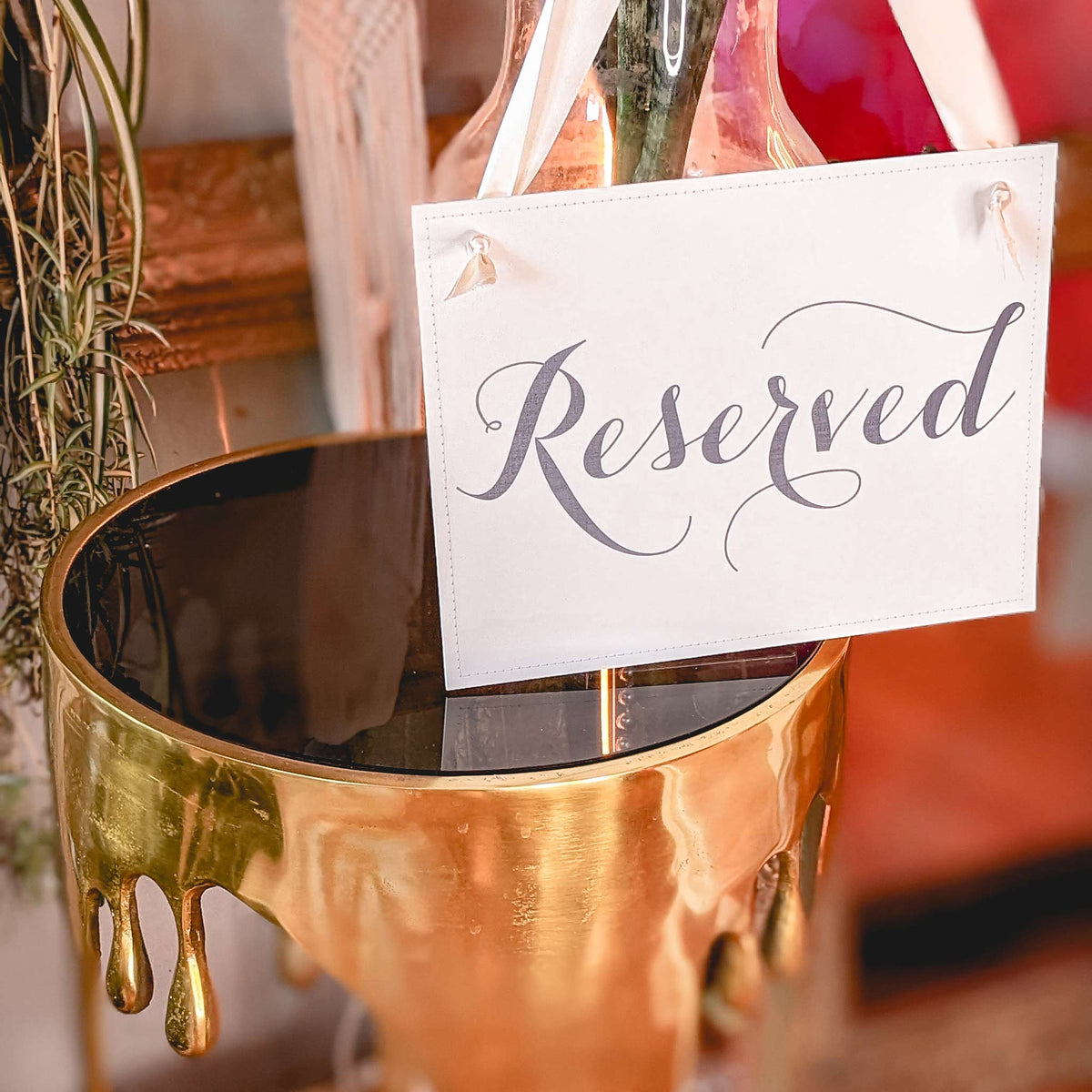 Reserved Signs, Set of 2