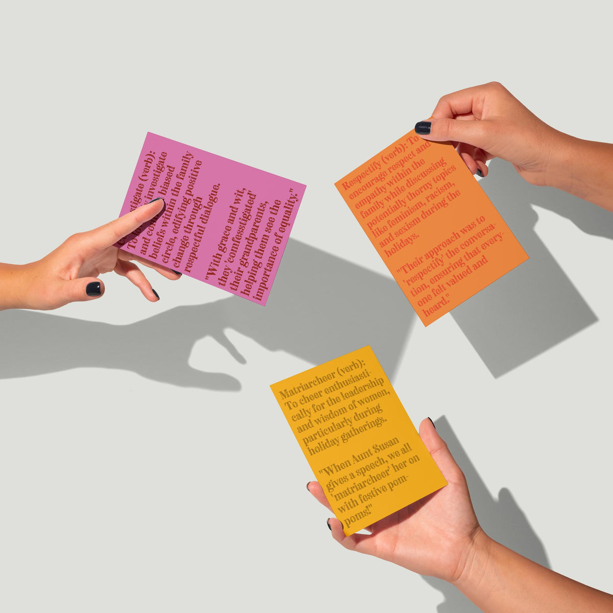 Feminist Holiday Notecards, Set of 24