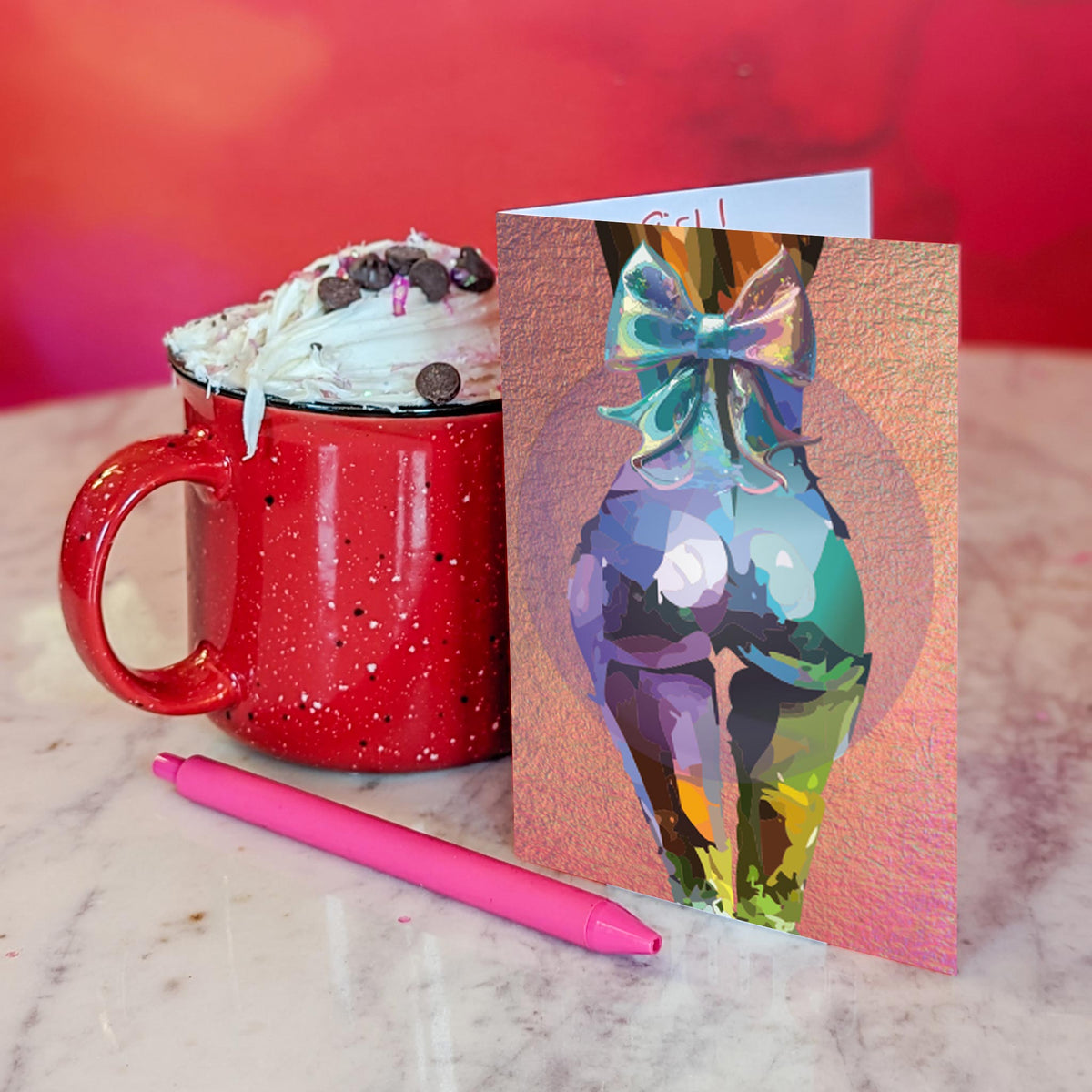 Pinup Christmas Cards, Set of 24