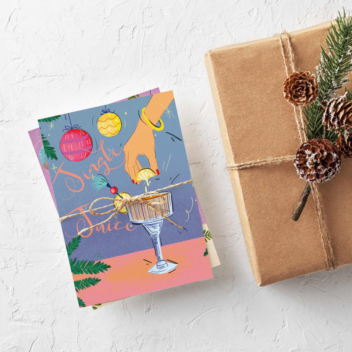 Holiday Cocktail Party Greeting Cards, Set of 24