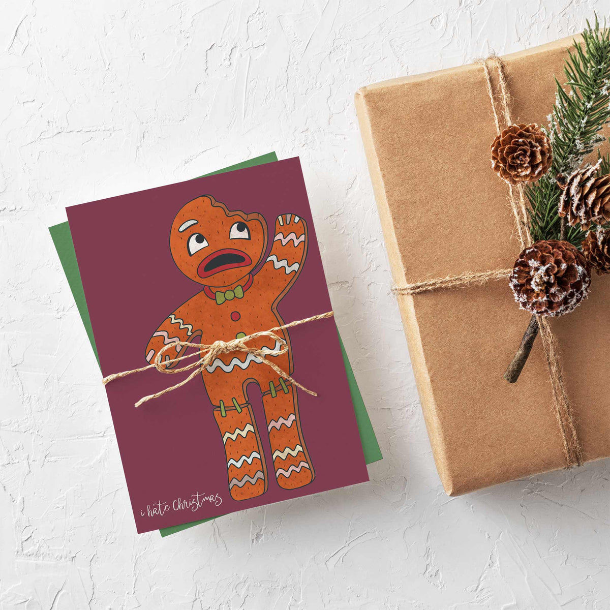 I Hate Christmas Greeting Cards, Set of 24