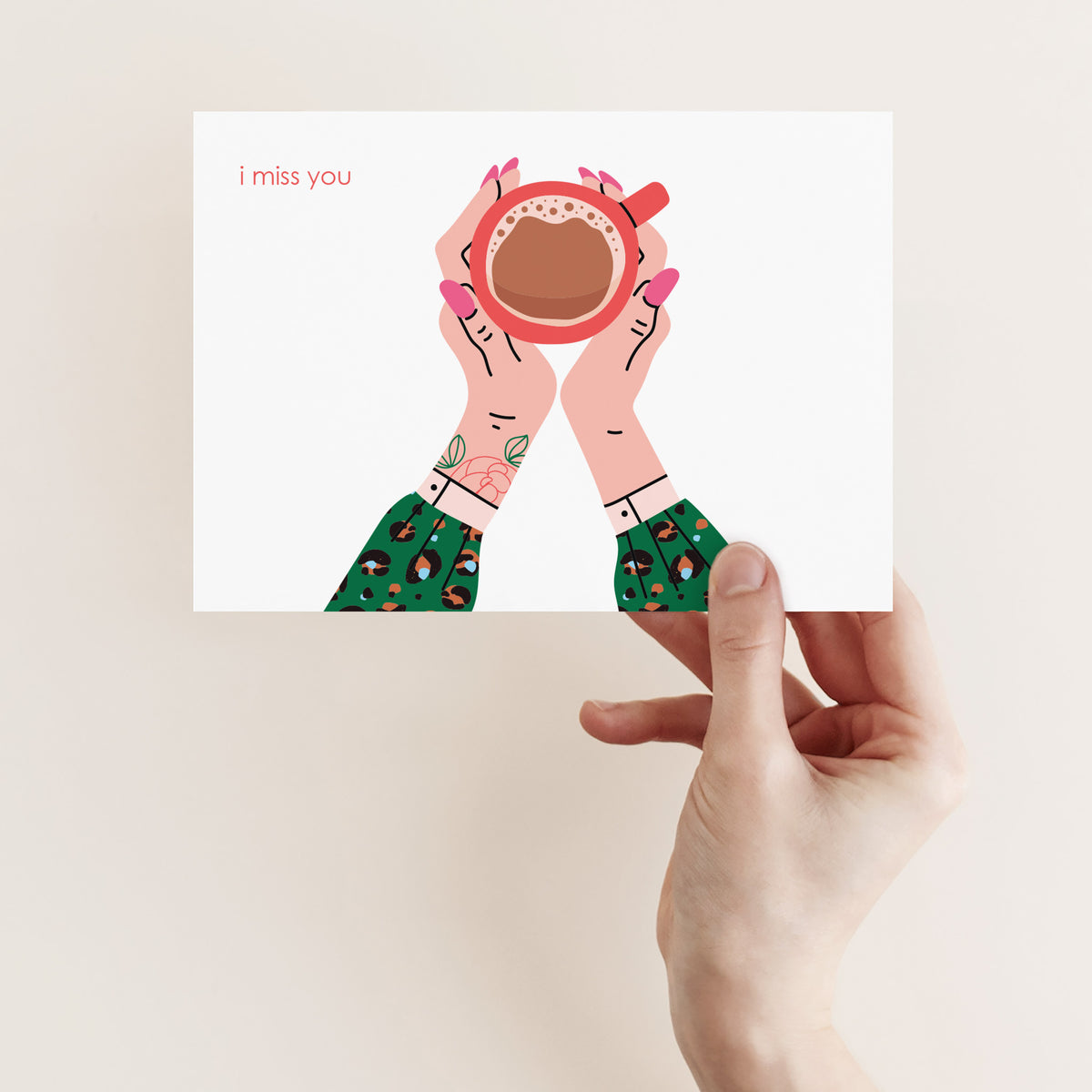 Coffee Is Better With Friends Greeting Cards, Set of 24