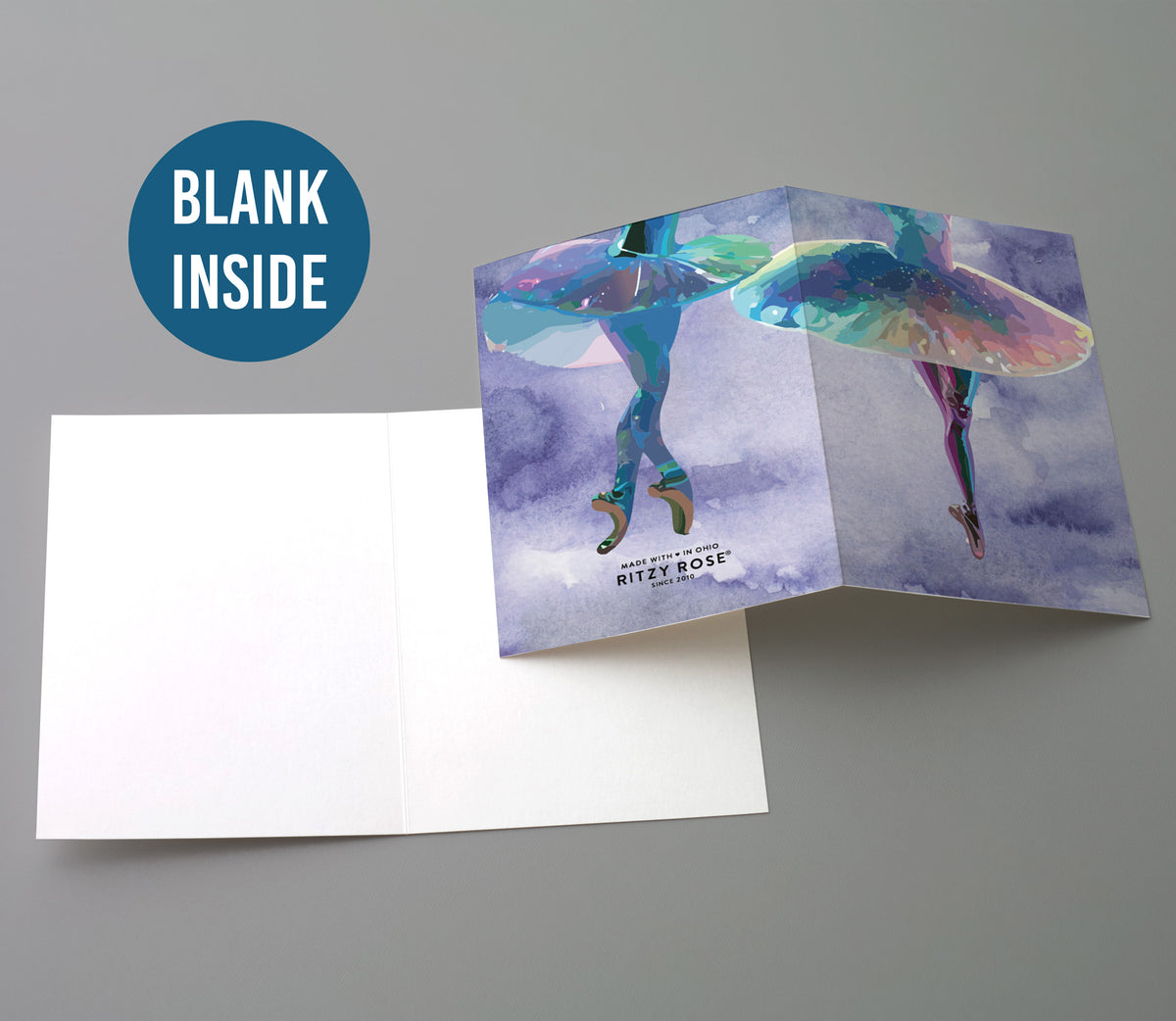 Ballerina Holiday Greeting Cards, Set of 24