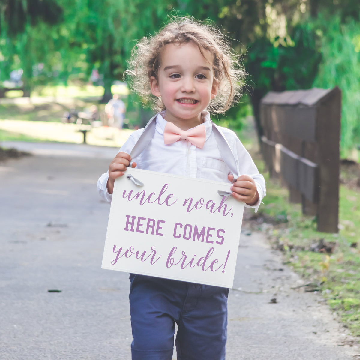 Custom Here Comes Your Bride Sign