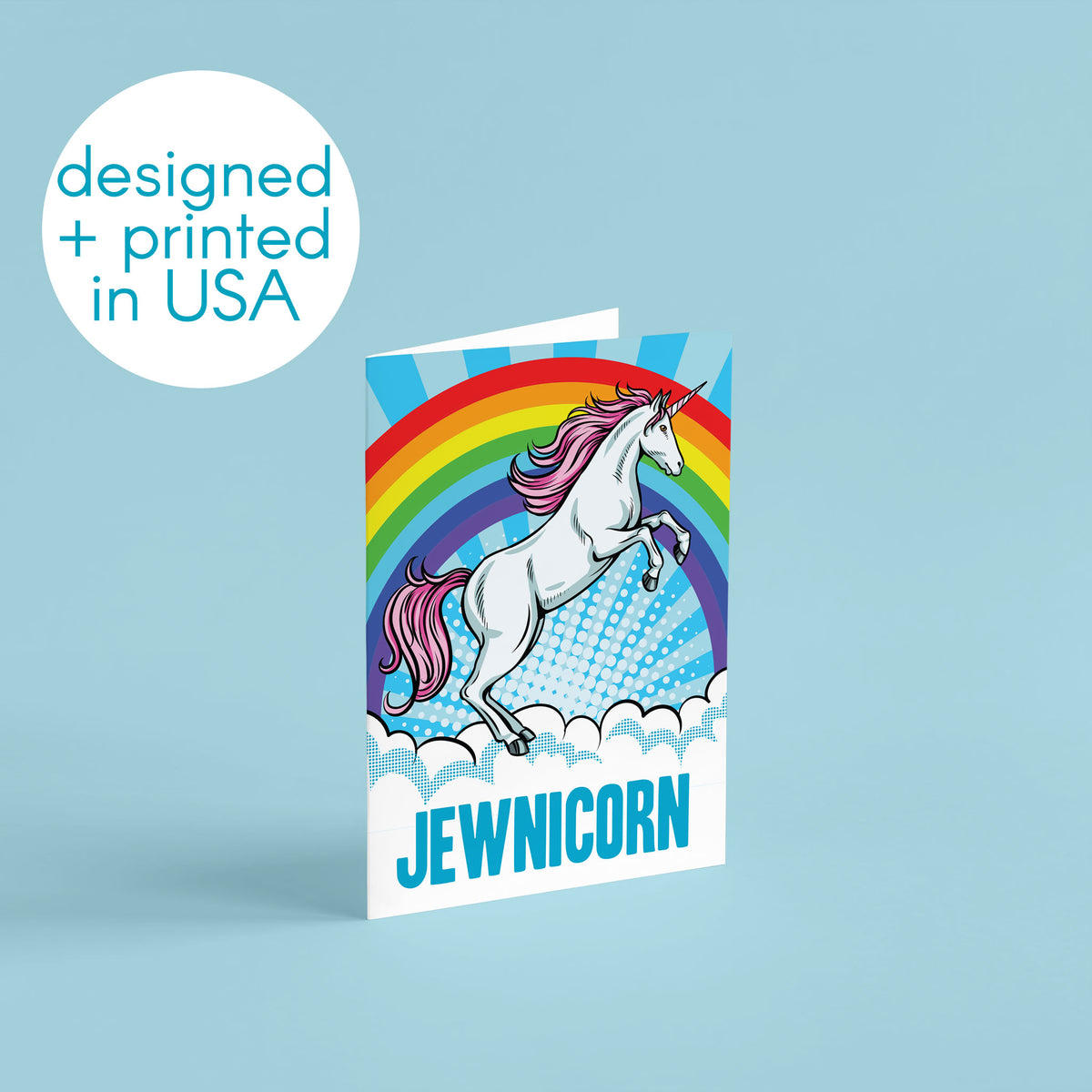 Jewnicorn Greeting Cards, Set of 24